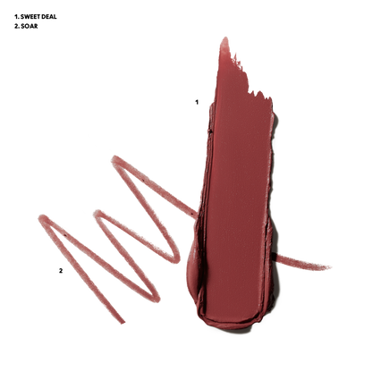 Nude Icons Lip Duo - Lip Pencil +  Sleek Satin Lipstick